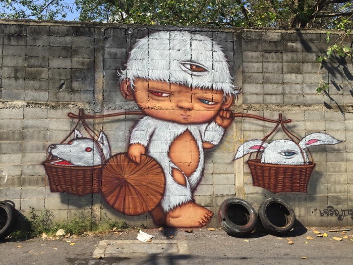 タイのストリートアート